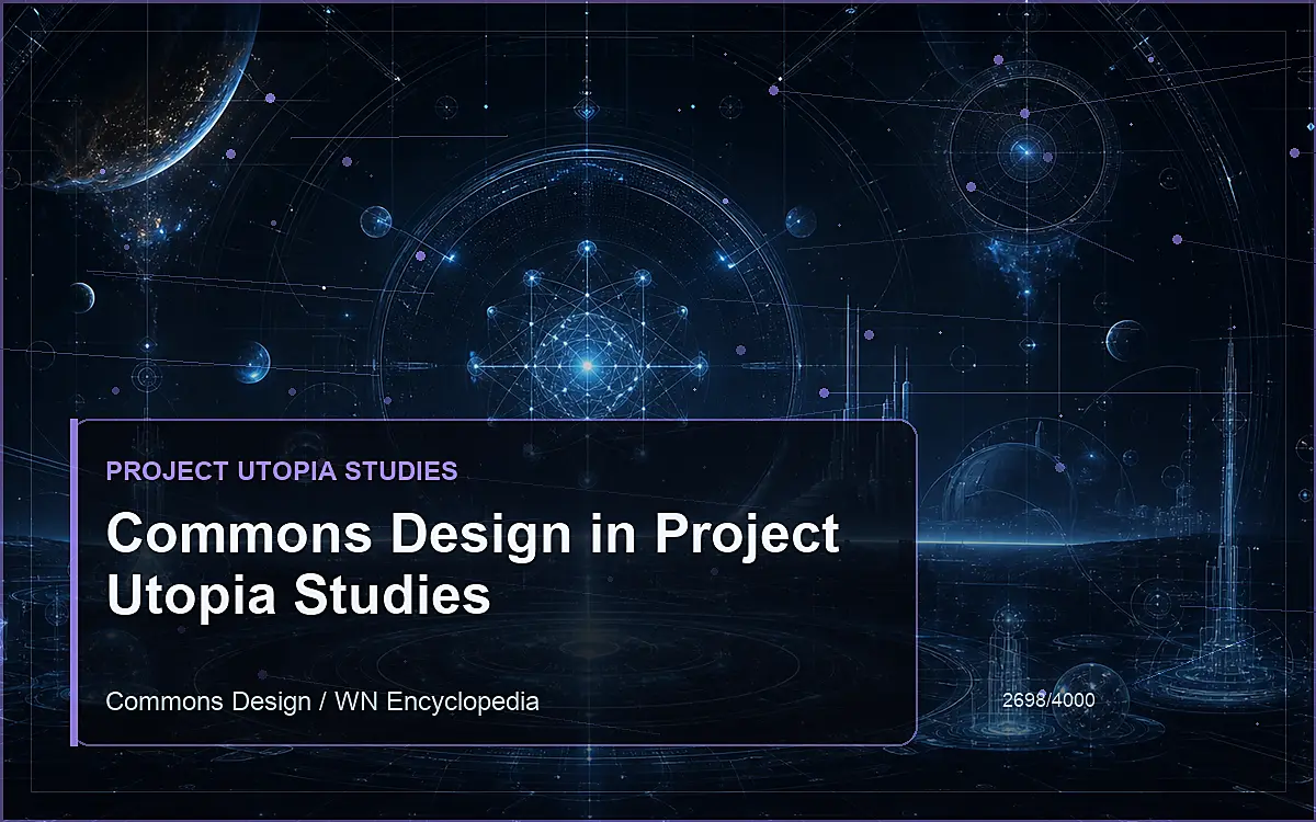 AI-generated encyclopedia reference image for Commons Design in Project Utopia Studies