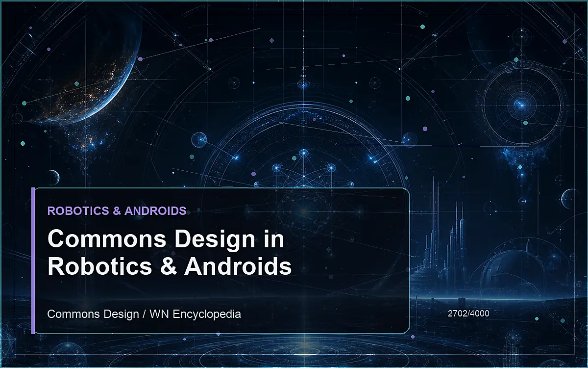 AI-generated encyclopedia reference image for Commons Design in Robotics & Androids