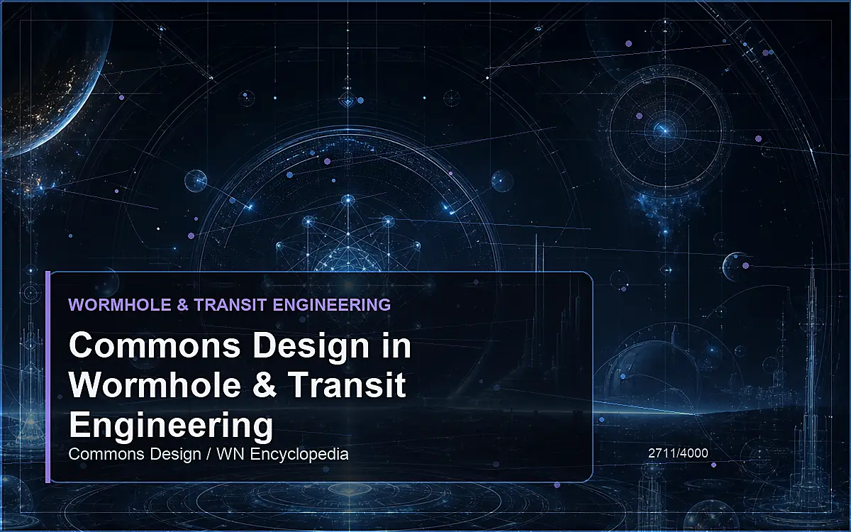 AI-generated encyclopedia reference image for Commons Design in Wormhole & Transit Engineering