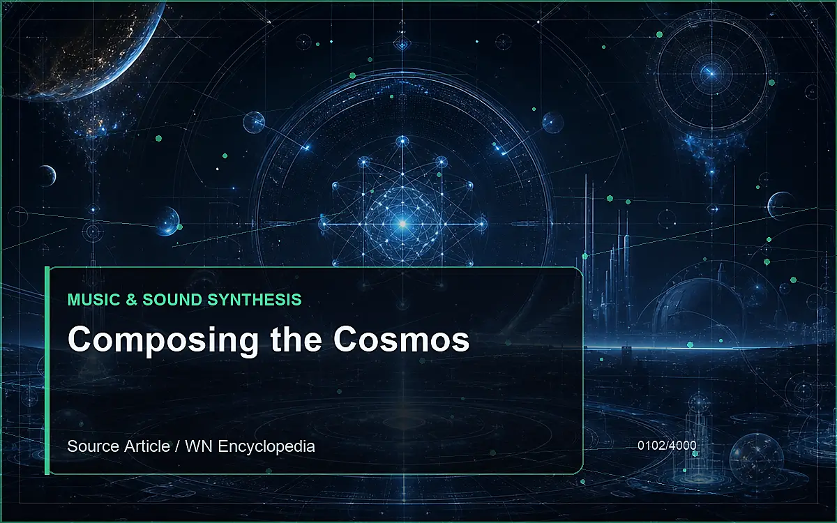 AI-generated encyclopedia reference image for Composing the Cosmos