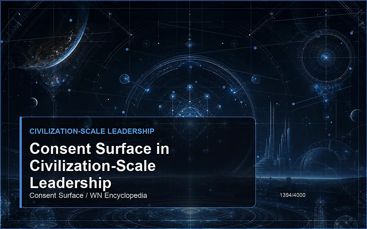 AI-generated encyclopedia reference image for Consent Surface in Civilization-Scale Leadership