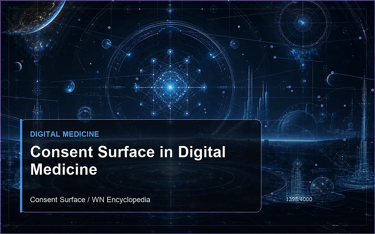 AI-generated encyclopedia reference image for Consent Surface in Digital Medicine