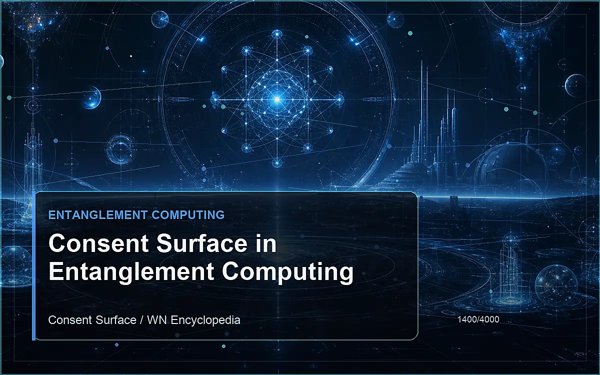 AI-generated encyclopedia reference image for Consent Surface in Entanglement Computing