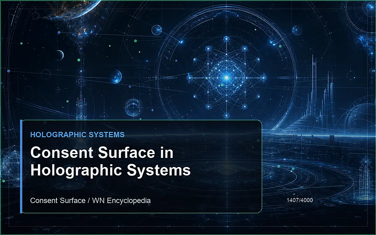 AI-generated encyclopedia reference image for Consent Surface in Holographic Systems