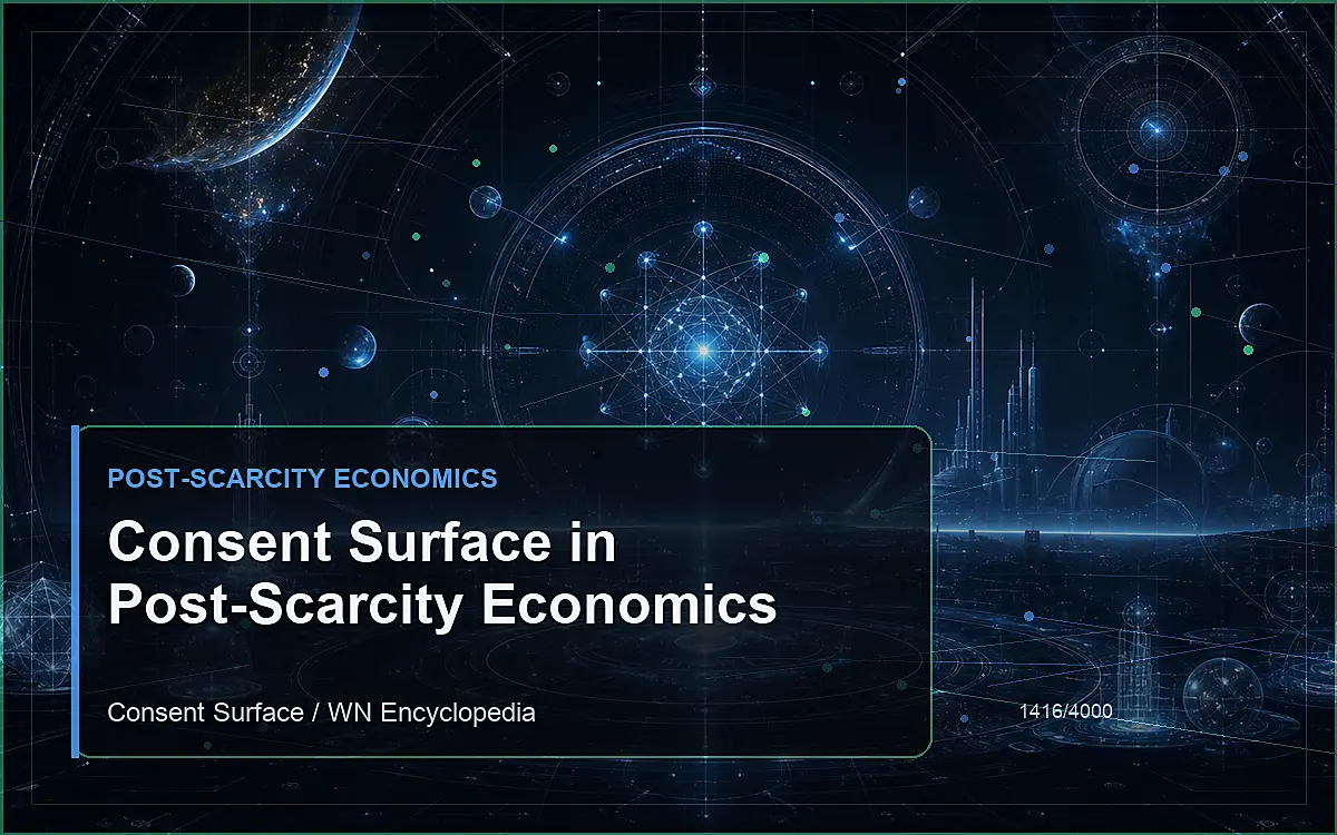 AI-generated encyclopedia reference image for Consent Surface in Post-Scarcity Economics