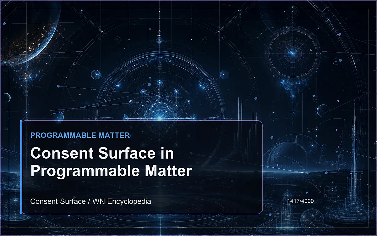 AI-generated encyclopedia reference image for Consent Surface in Programmable Matter