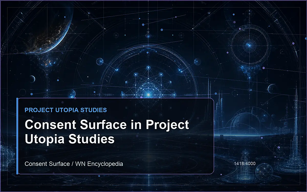 AI-generated encyclopedia reference image for Consent Surface in Project Utopia Studies