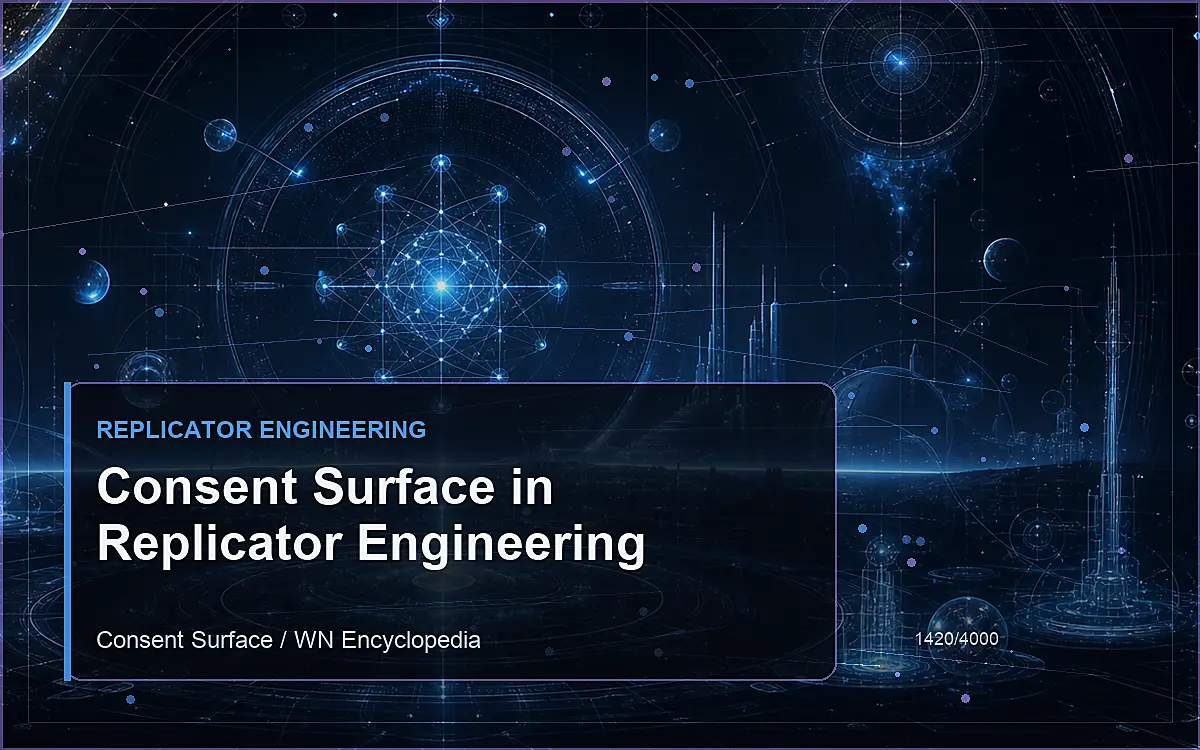 AI-generated encyclopedia reference image for Consent Surface in Replicator Engineering