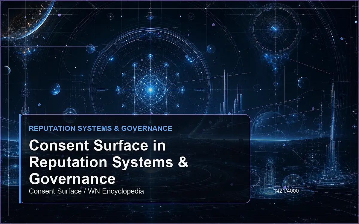 AI-generated encyclopedia reference image for Consent Surface in Reputation Systems & Governance