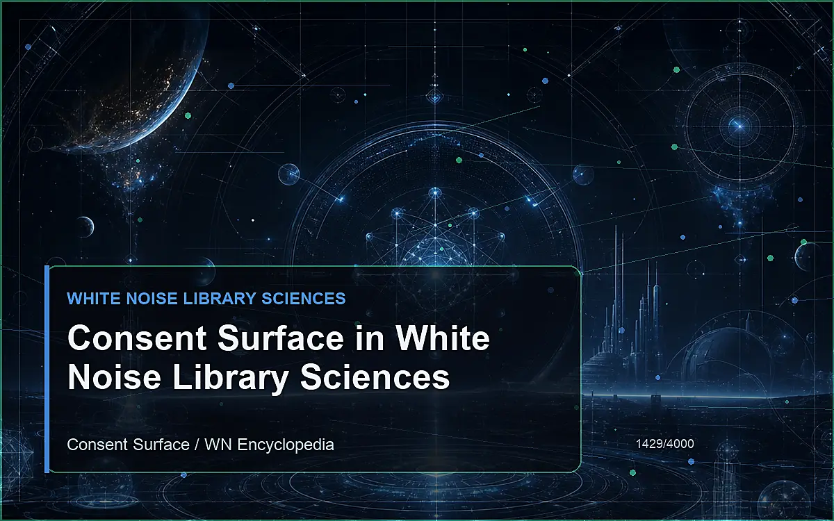 AI-generated encyclopedia reference image for Consent Surface in White Noise Library Sciences
