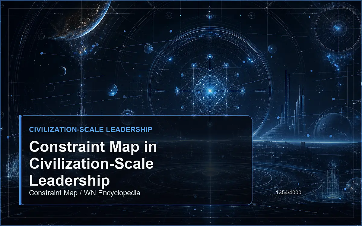 AI-generated encyclopedia reference image for Constraint Map in Civilization-Scale Leadership