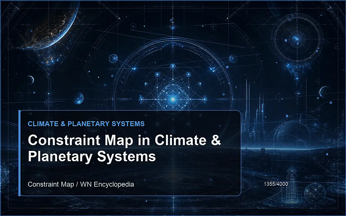 AI-generated encyclopedia reference image for Constraint Map in Climate & Planetary Systems