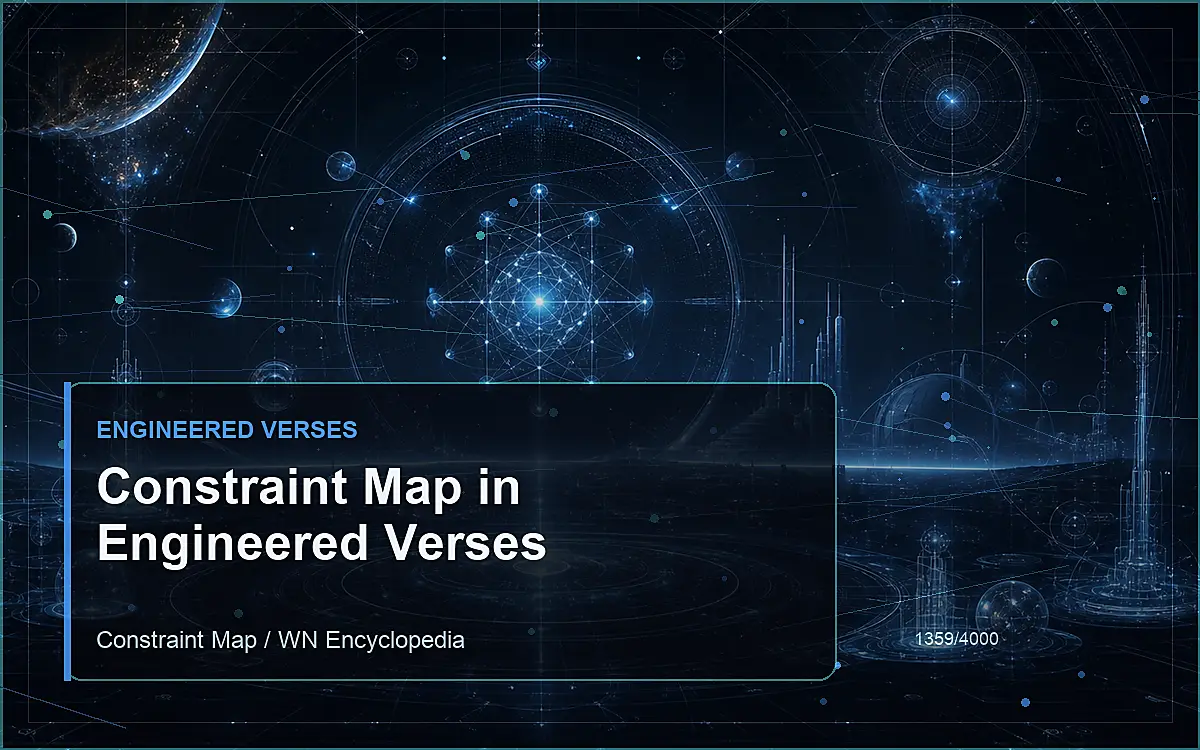 AI-generated encyclopedia reference image for Constraint Map in Engineered Verses