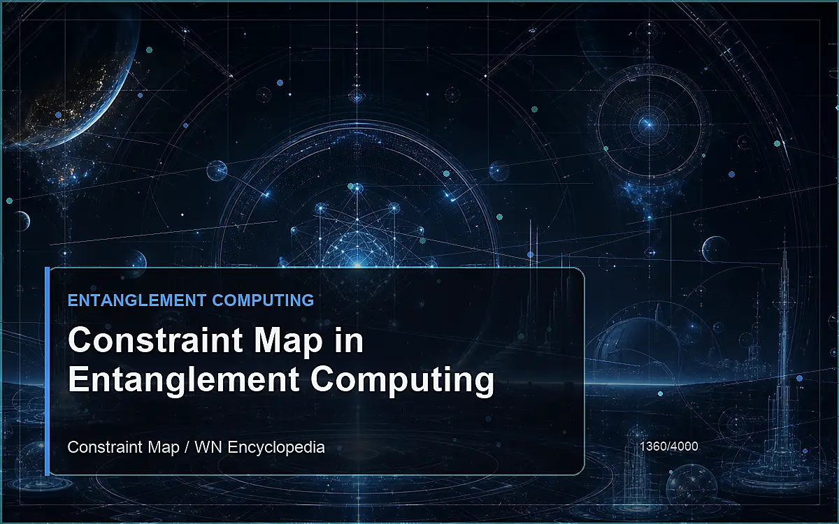 AI-generated encyclopedia reference image for Constraint Map in Entanglement Computing