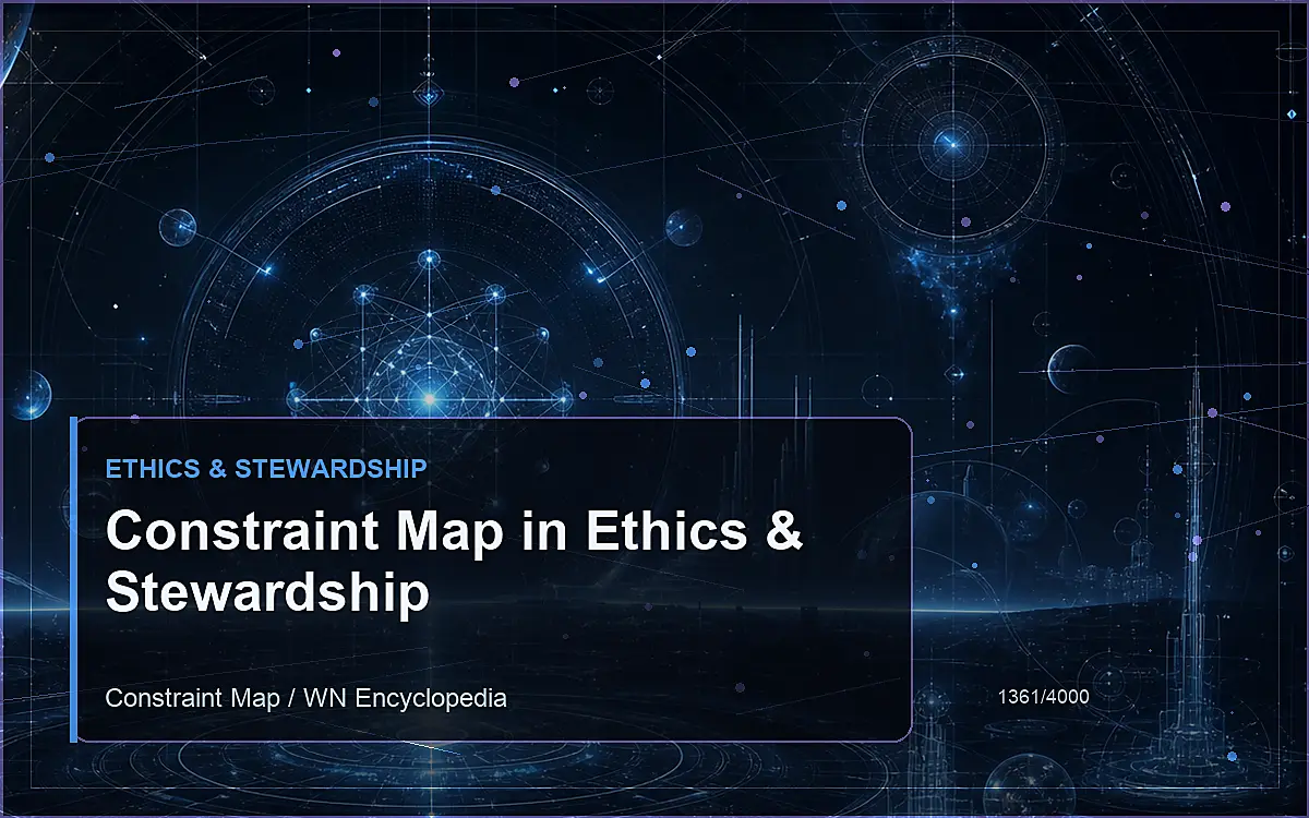 AI-generated encyclopedia reference image for Constraint Map in Ethics & Stewardship