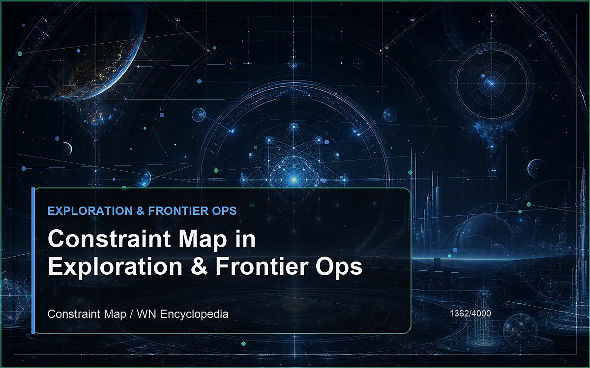 AI-generated encyclopedia reference image for Constraint Map in Exploration & Frontier Ops