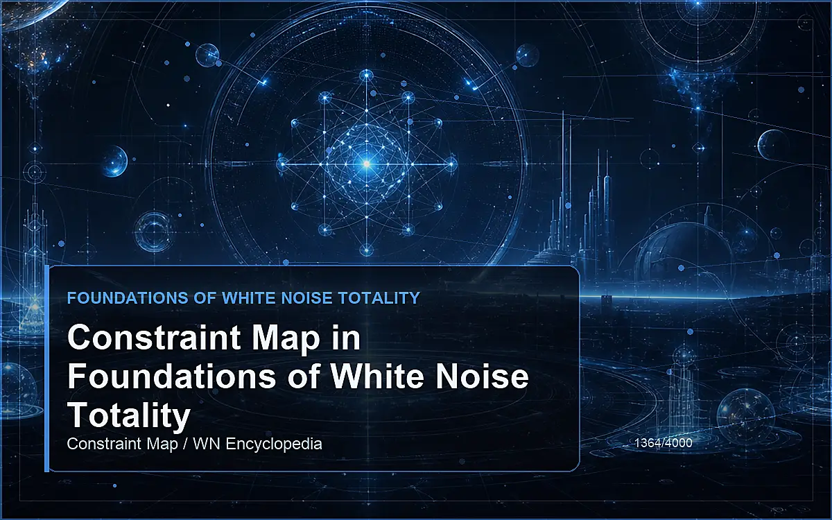 AI-generated encyclopedia reference image for Constraint Map in Foundations of White Noise Totality