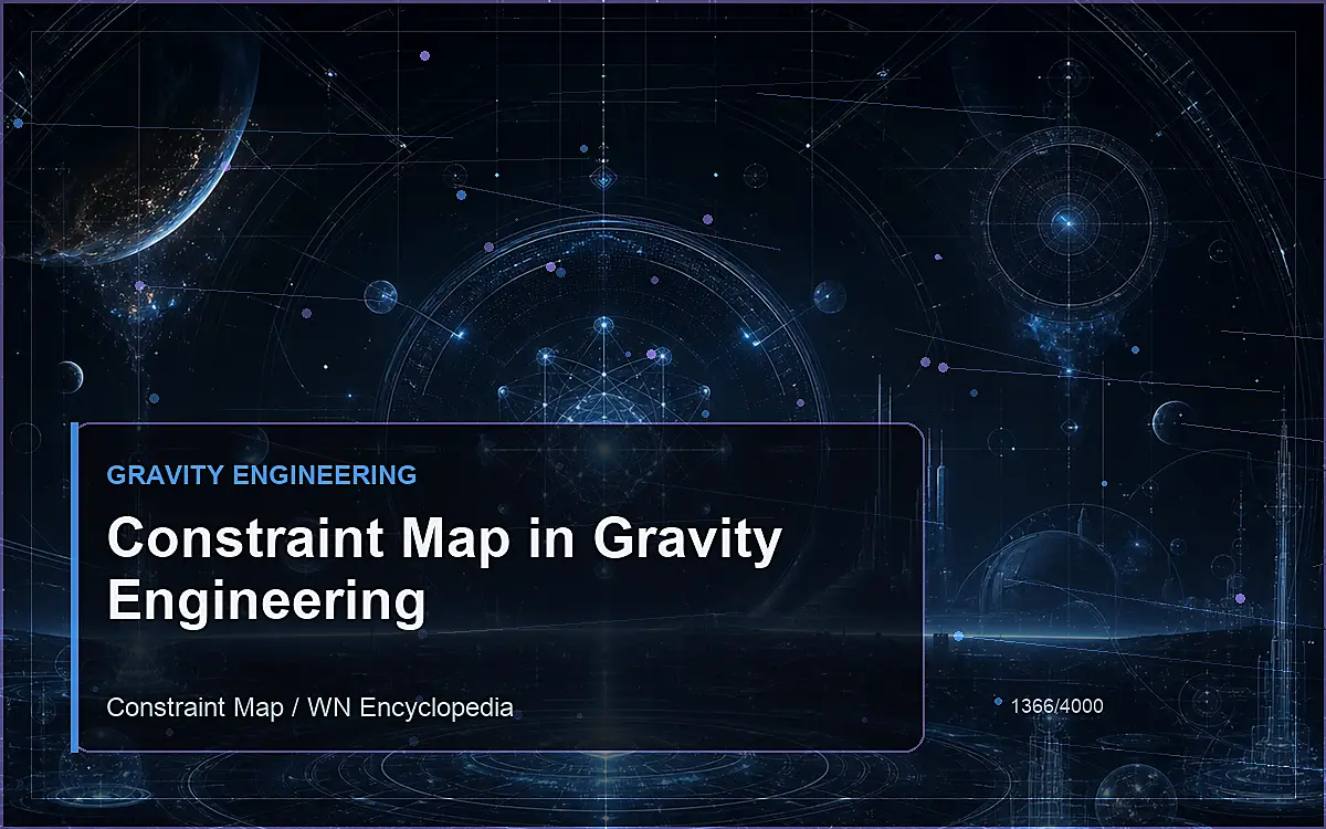 AI-generated encyclopedia reference image for Constraint Map in Gravity Engineering