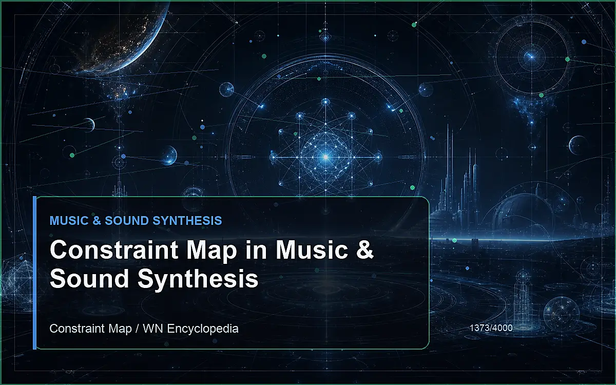 AI-generated encyclopedia reference image for Constraint Map in Music & Sound Synthesis
