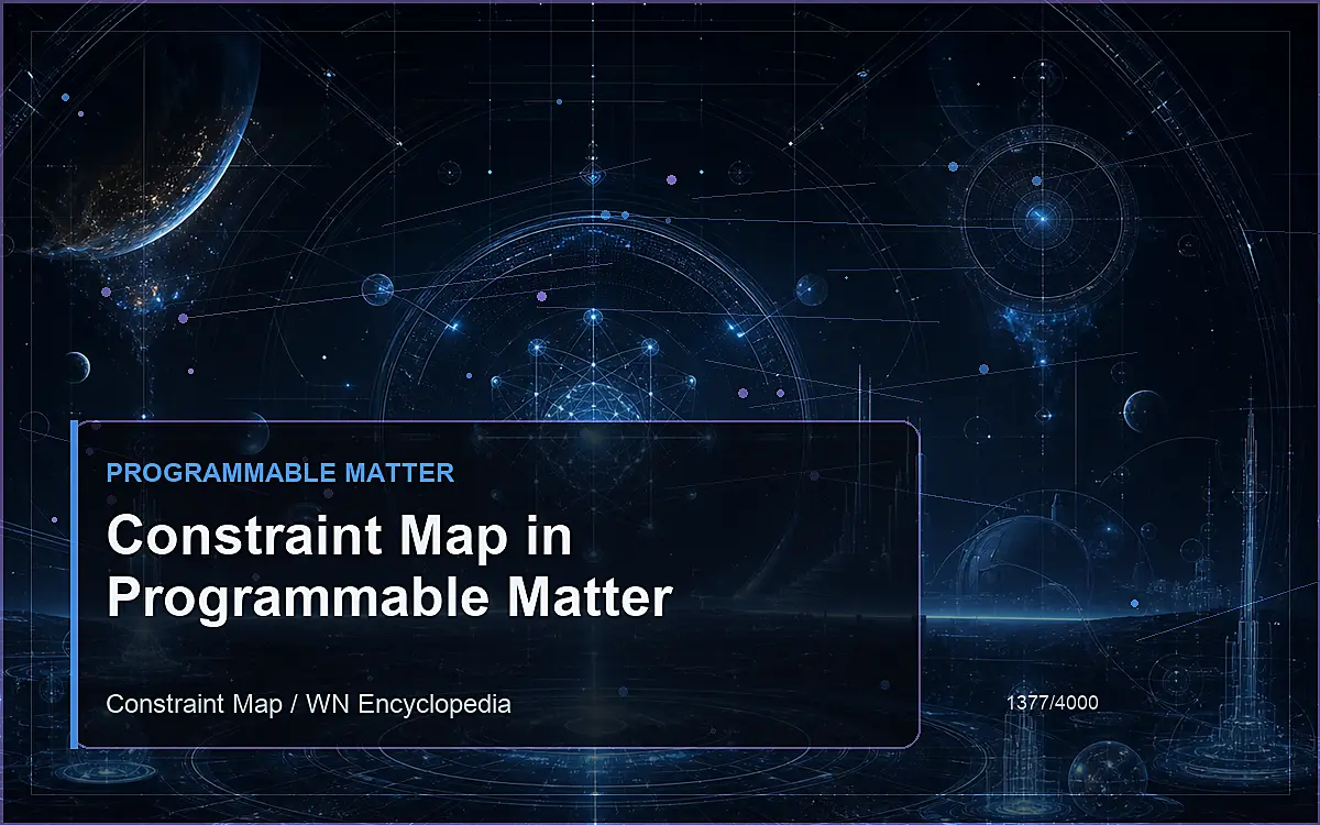 AI-generated encyclopedia reference image for Constraint Map in Programmable Matter
