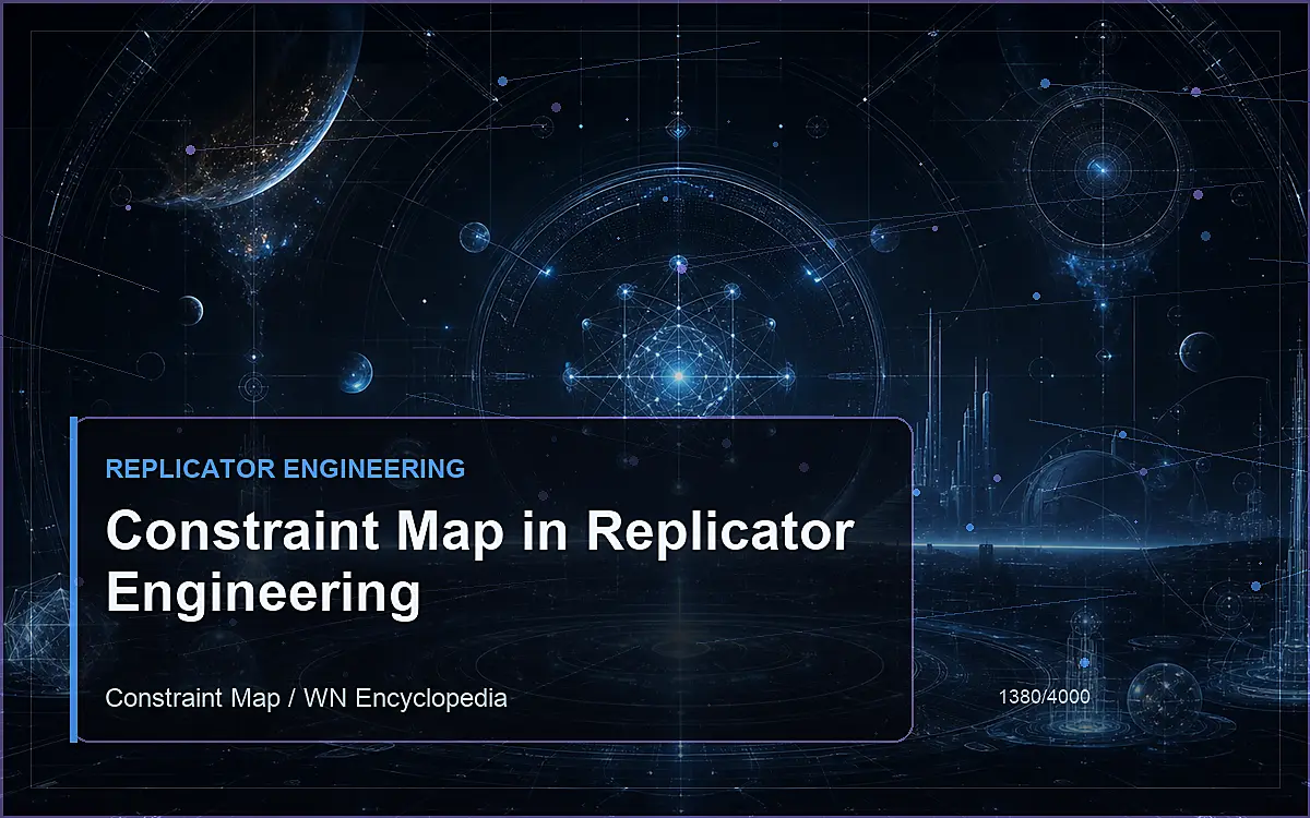 AI-generated encyclopedia reference image for Constraint Map in Replicator Engineering