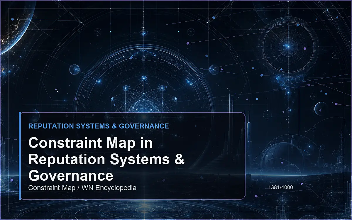 AI-generated encyclopedia reference image for Constraint Map in Reputation Systems & Governance