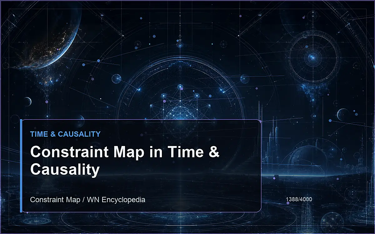 AI-generated encyclopedia reference image for Constraint Map in Time & Causality