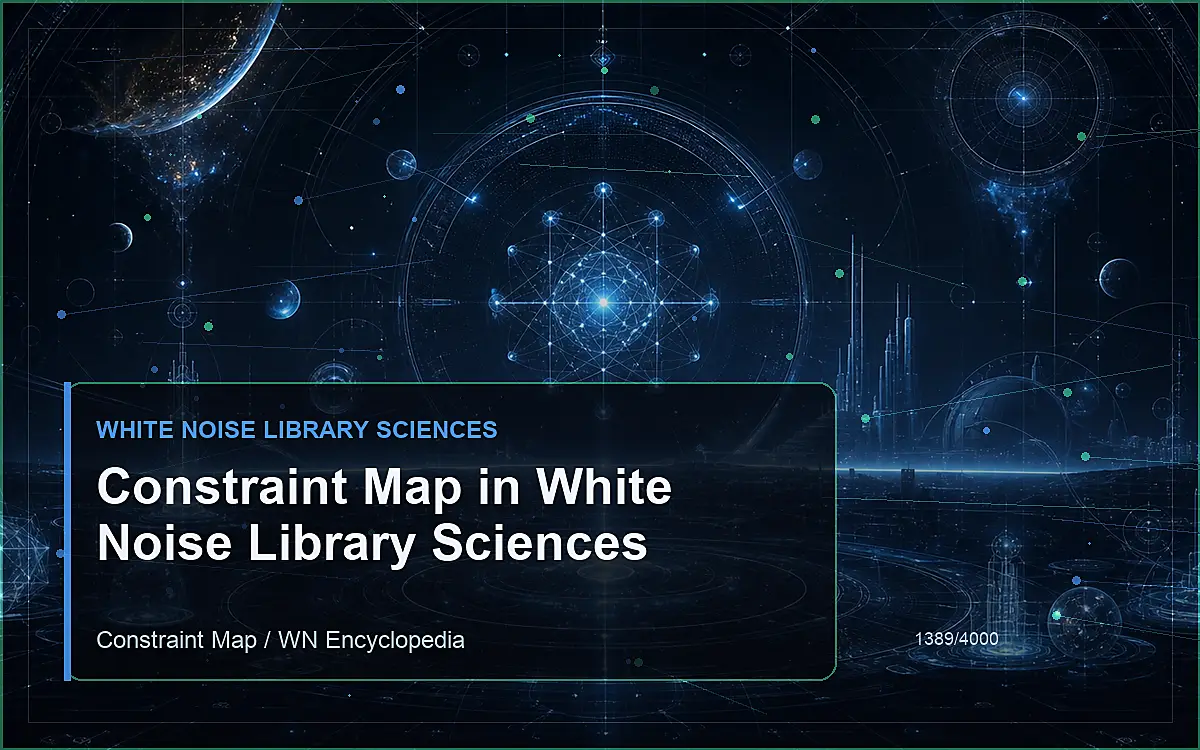 AI-generated encyclopedia reference image for Constraint Map in White Noise Library Sciences