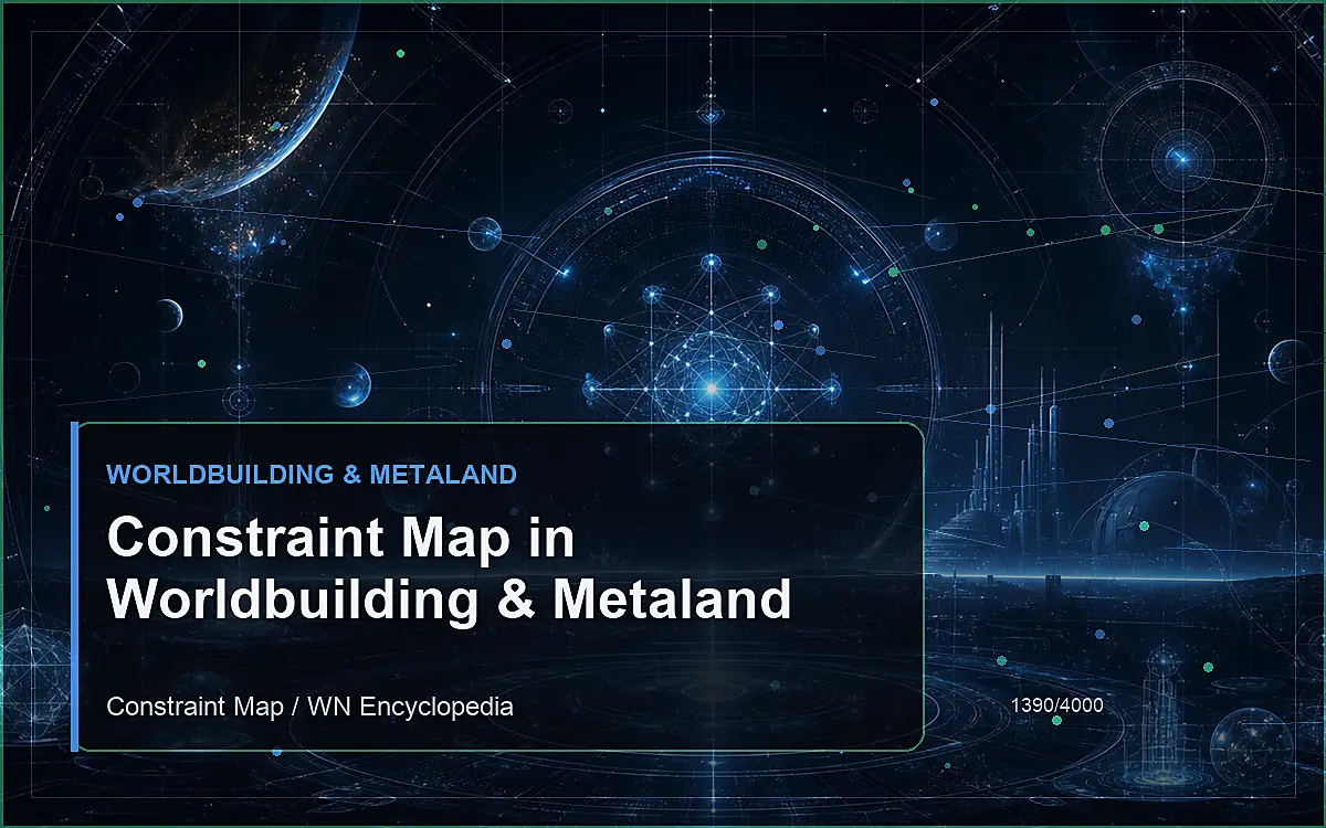 AI-generated encyclopedia reference image for Constraint Map in Worldbuilding & Metaland