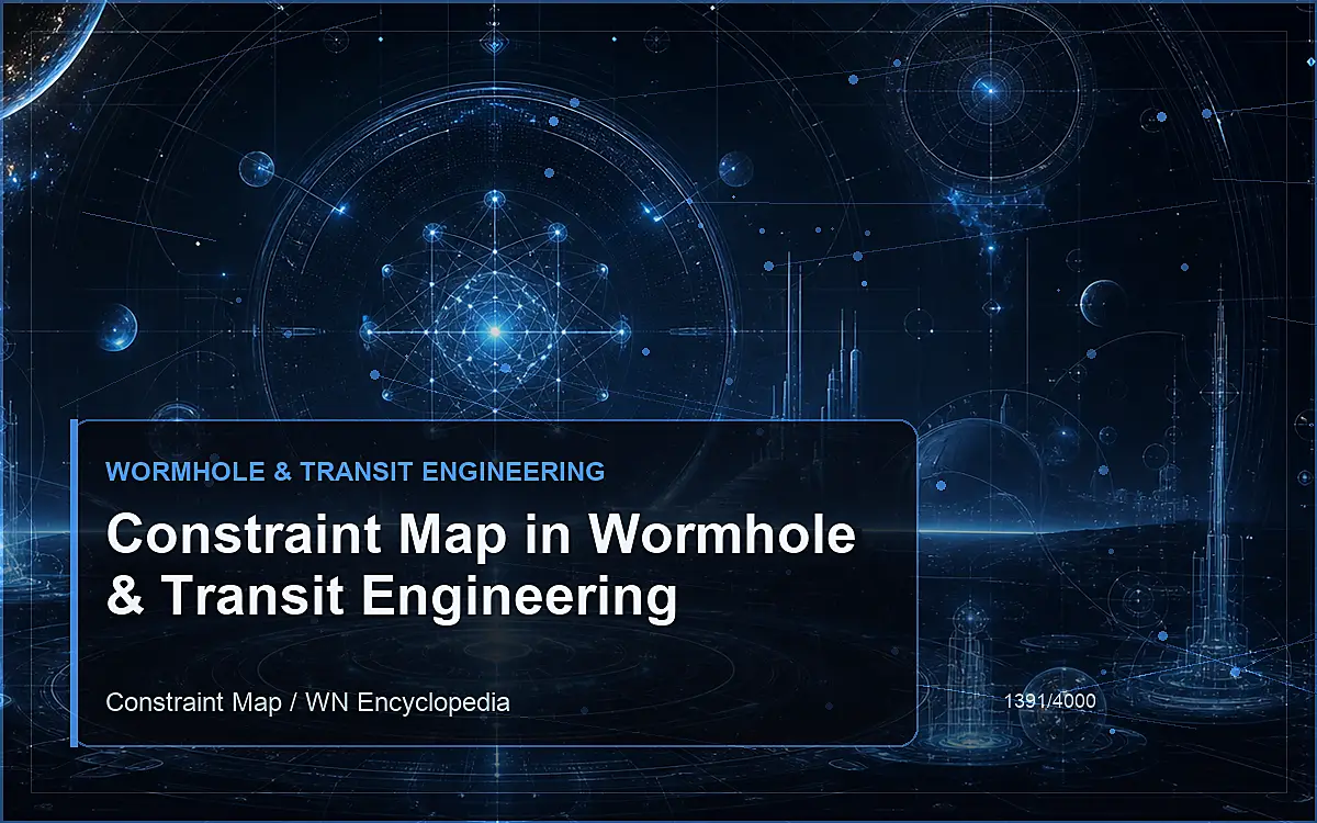 AI-generated encyclopedia reference image for Constraint Map in Wormhole & Transit Engineering