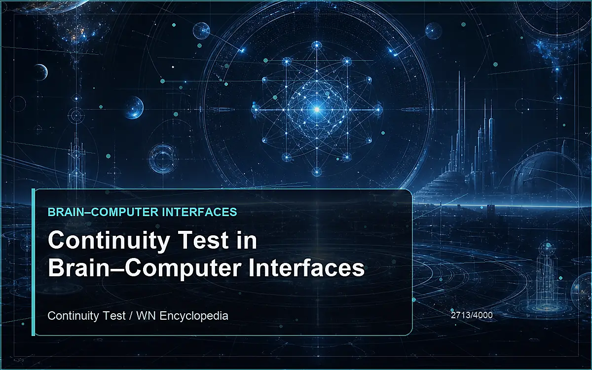 AI-generated encyclopedia reference image for Continuity Test in Brain–Computer Interfaces