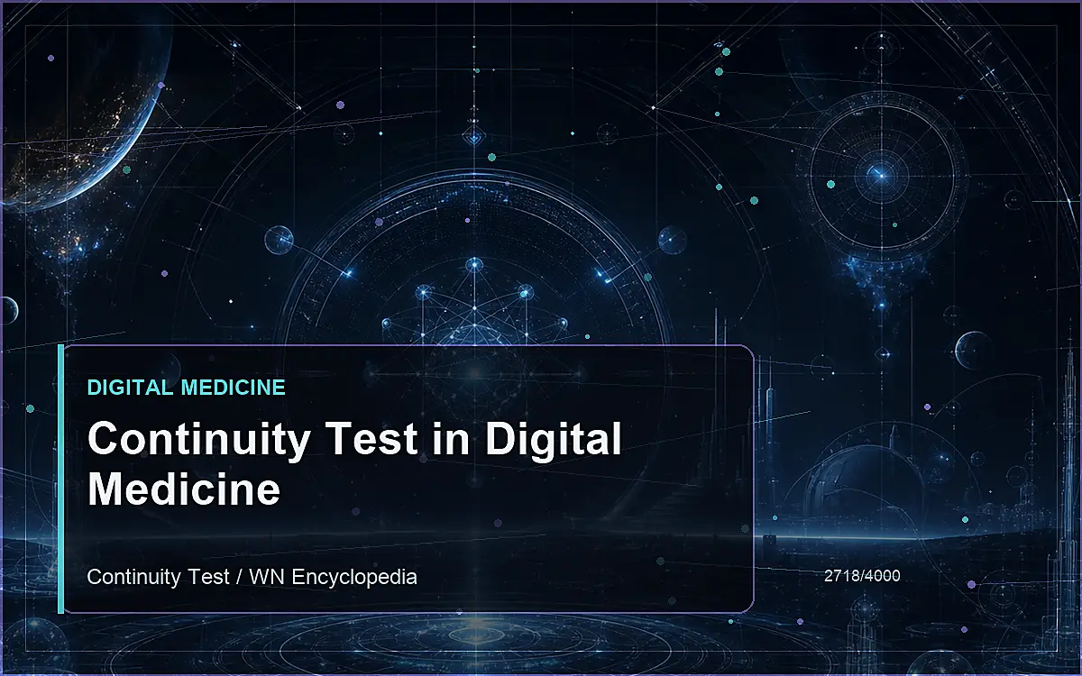 AI-generated encyclopedia reference image for Continuity Test in Digital Medicine
