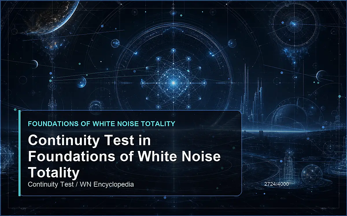 AI-generated encyclopedia reference image for Continuity Test in Foundations of White Noise Totality