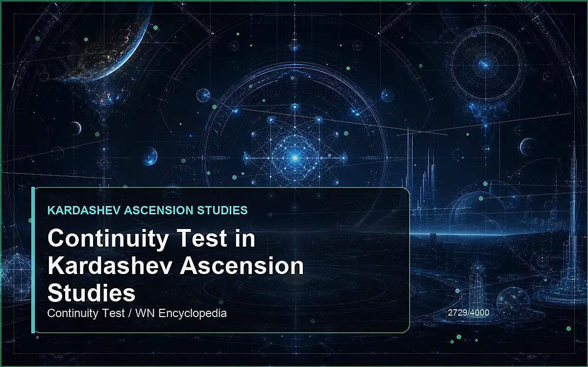 AI-generated encyclopedia reference image for Continuity Test in Kardashev Ascension Studies