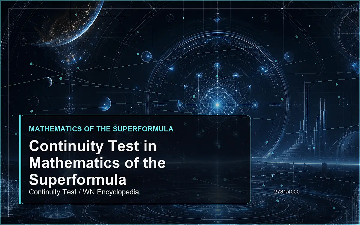 AI-generated encyclopedia reference image for Continuity Test in Mathematics of the Superformula