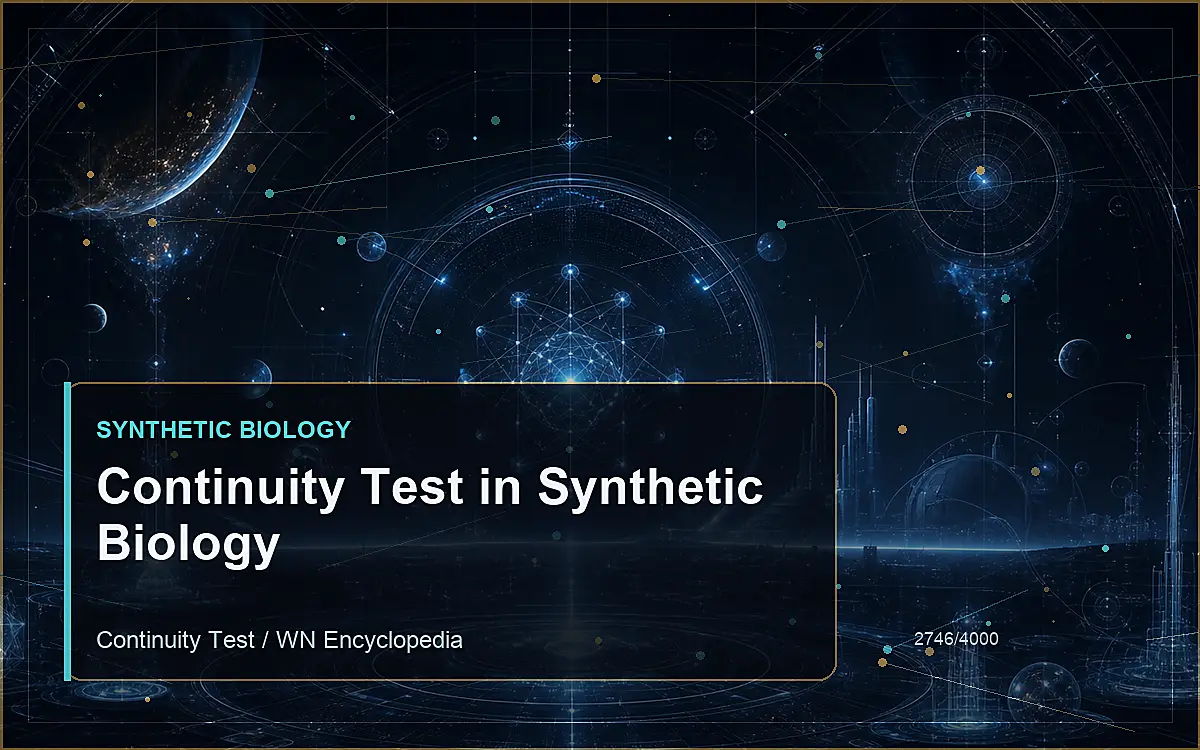 AI-generated encyclopedia reference image for Continuity Test in Synthetic Biology