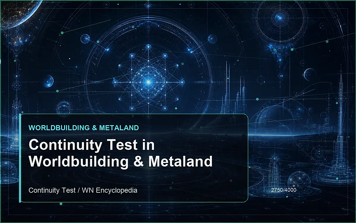 AI-generated encyclopedia reference image for Continuity Test in Worldbuilding & Metaland