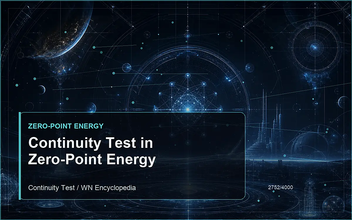 AI-generated encyclopedia reference image for Continuity Test in Zero-Point Energy