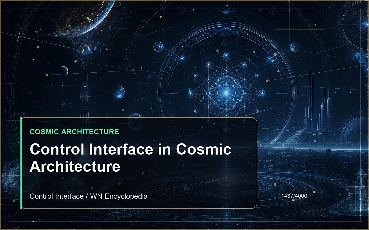 AI-generated encyclopedia reference image for Control Interface in Cosmic Architecture