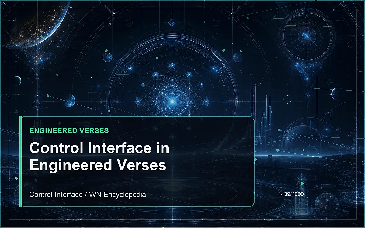 AI-generated encyclopedia reference image for Control Interface in Engineered Verses