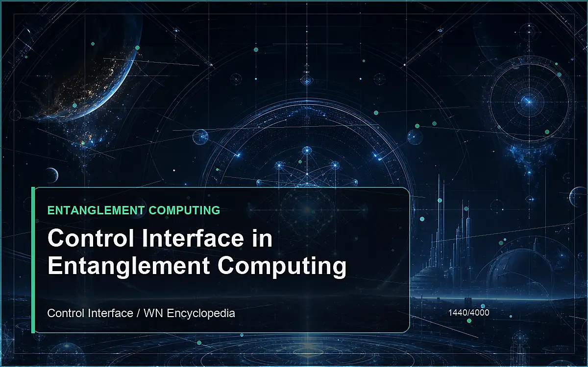AI-generated encyclopedia reference image for Control Interface in Entanglement Computing