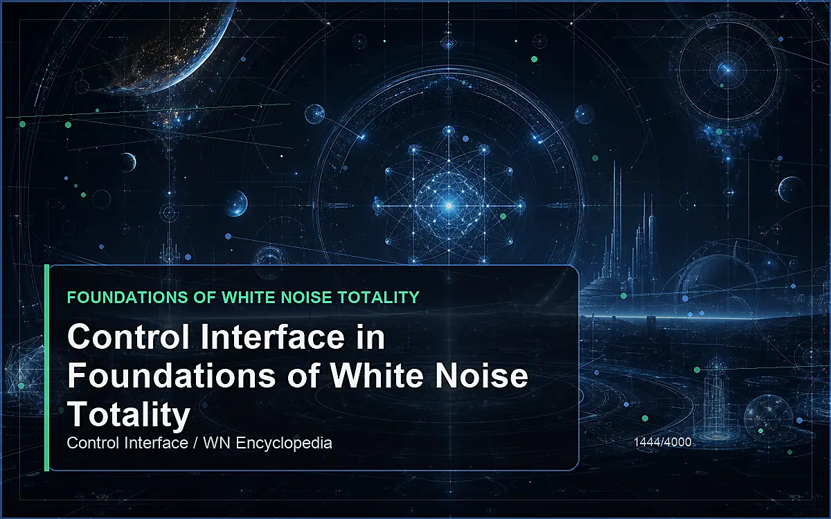 AI-generated encyclopedia reference image for Control Interface in Foundations of White Noise Totality