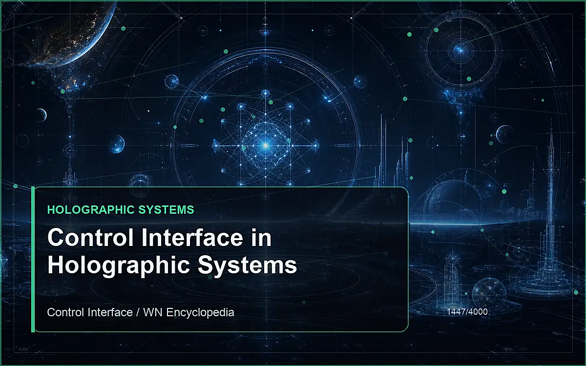 AI-generated encyclopedia reference image for Control Interface in Holographic Systems