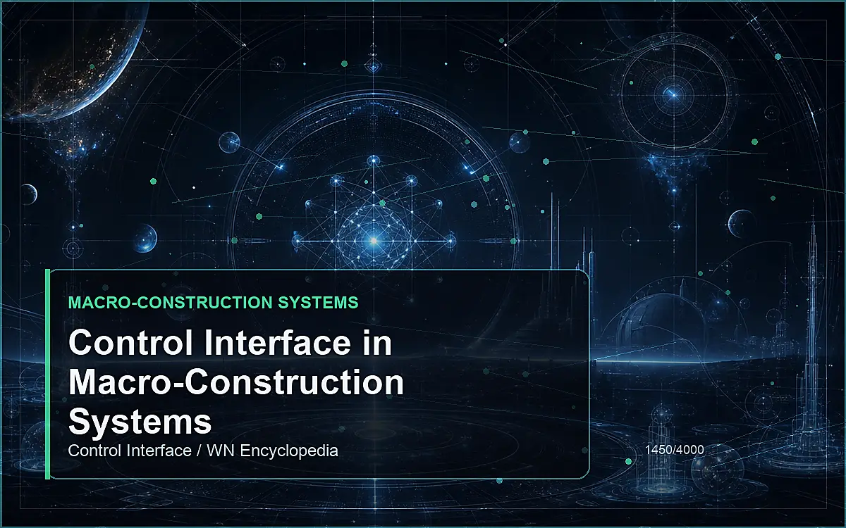 AI-generated encyclopedia reference image for Control Interface in Macro-Construction Systems