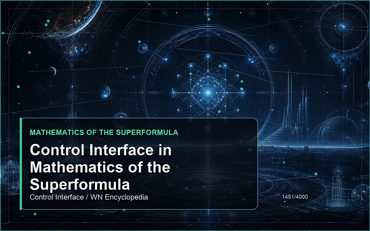 AI-generated encyclopedia reference image for Control Interface in Mathematics of the Superformula