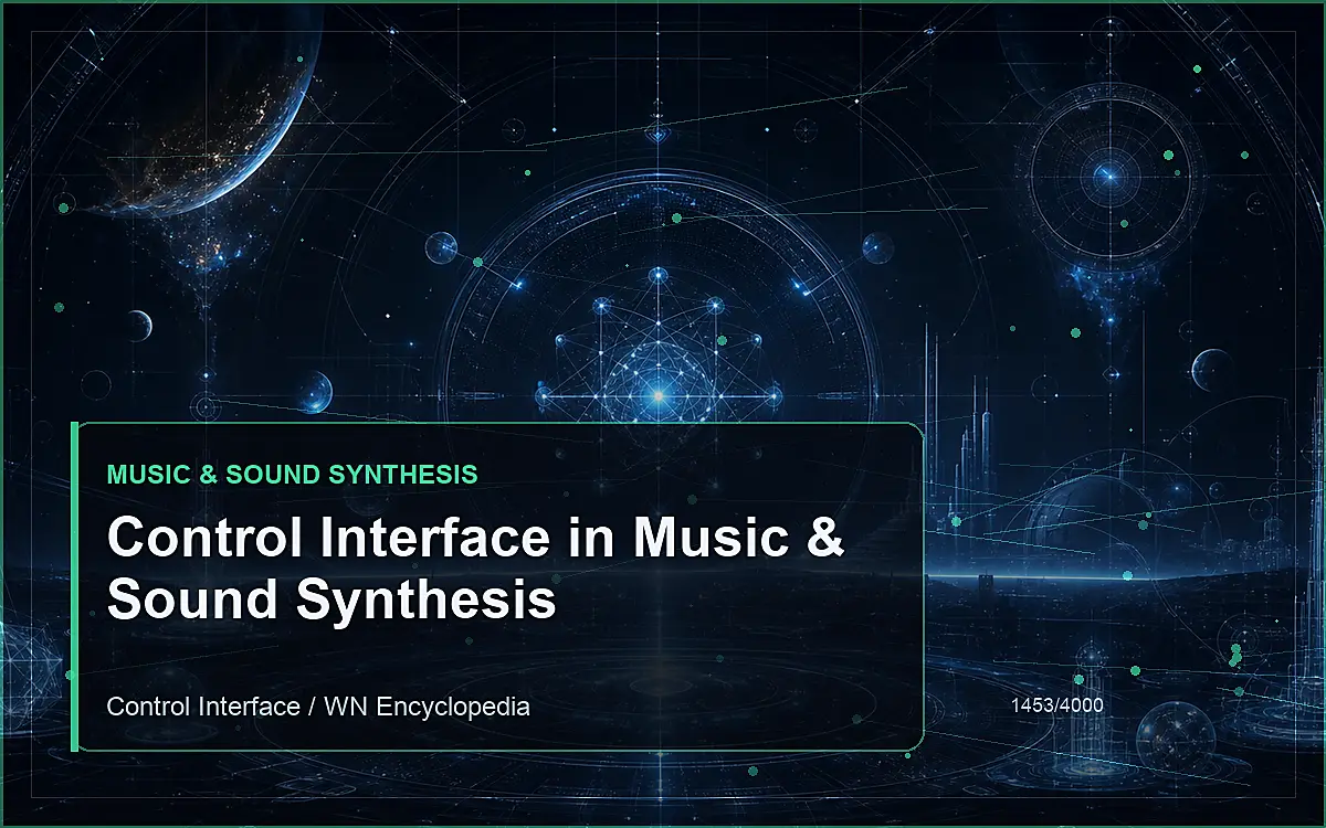 AI-generated encyclopedia reference image for Control Interface in Music & Sound Synthesis
