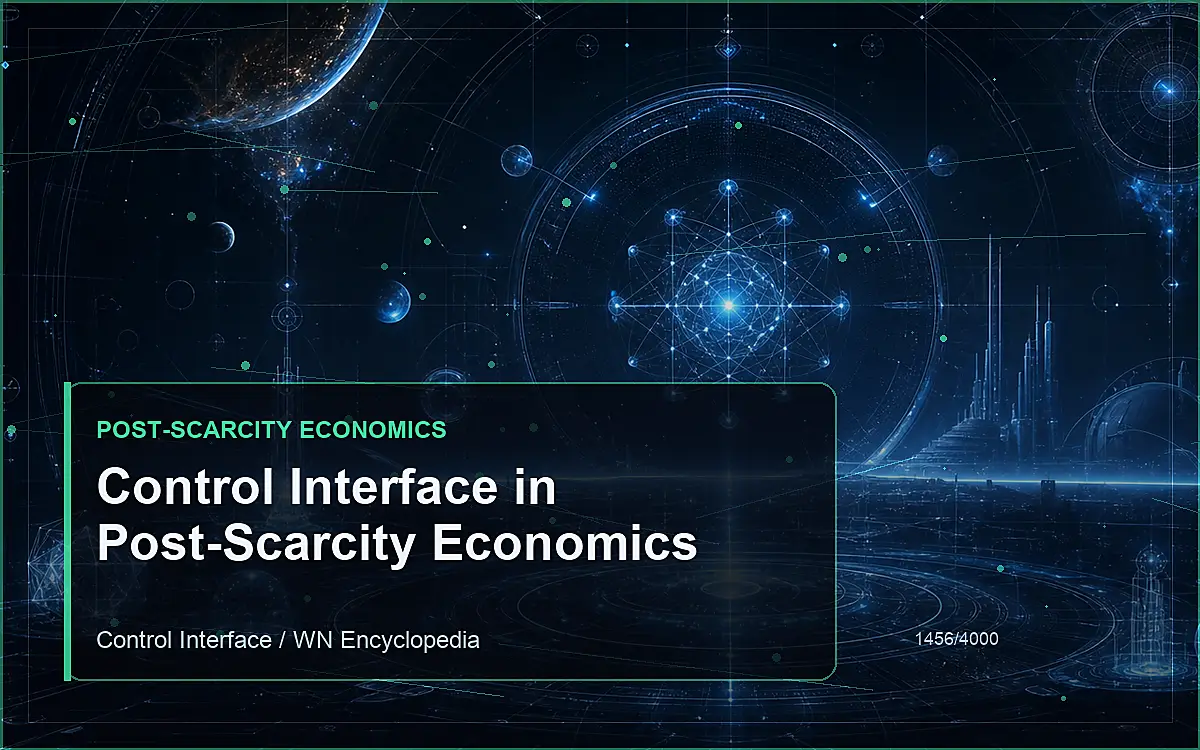 AI-generated encyclopedia reference image for Control Interface in Post-Scarcity Economics