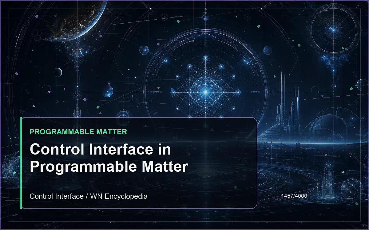 AI-generated encyclopedia reference image for Control Interface in Programmable Matter