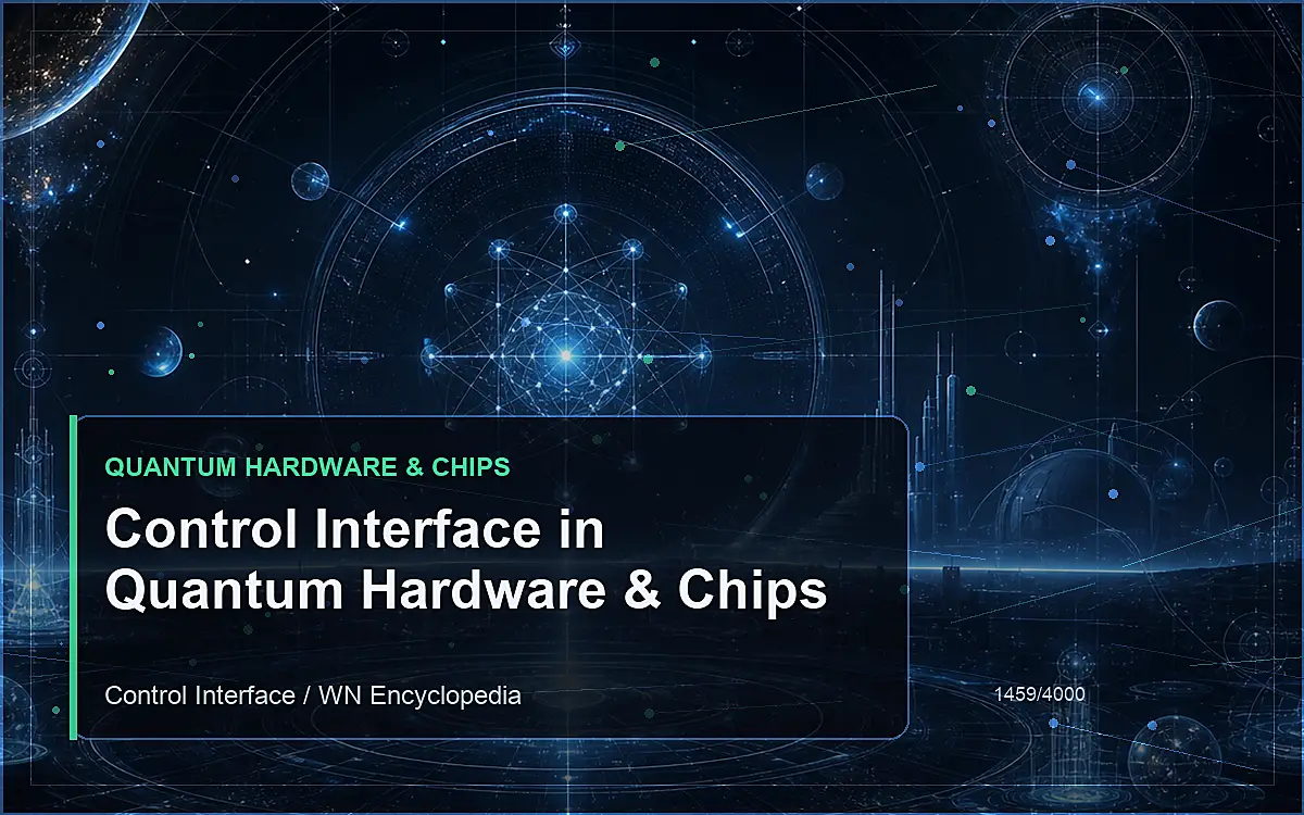 AI-generated encyclopedia reference image for Control Interface in Quantum Hardware & Chips