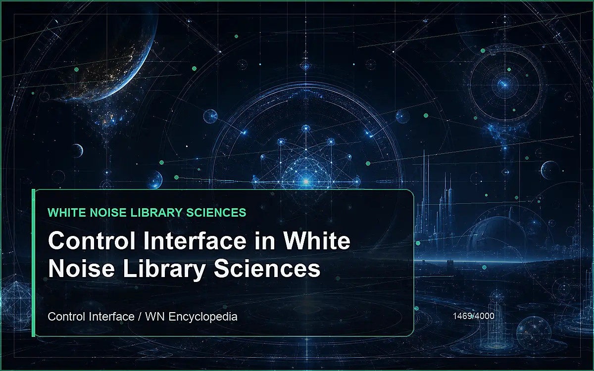 AI-generated encyclopedia reference image for Control Interface in White Noise Library Sciences